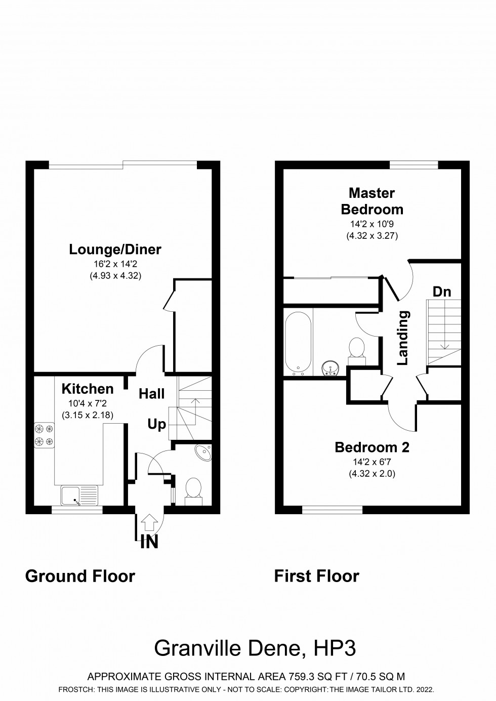 Floorplan for Bovingdon, Hemel Hempstead, HP3