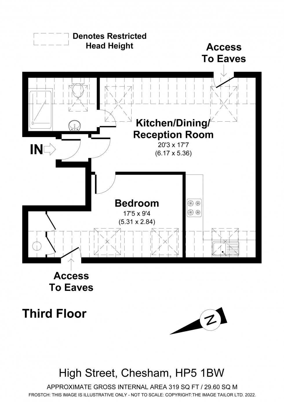 Floorplan for Chesham, Buckinghamshire, HP5