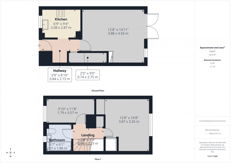 Floorplan for Chesham, Bucks, HP5