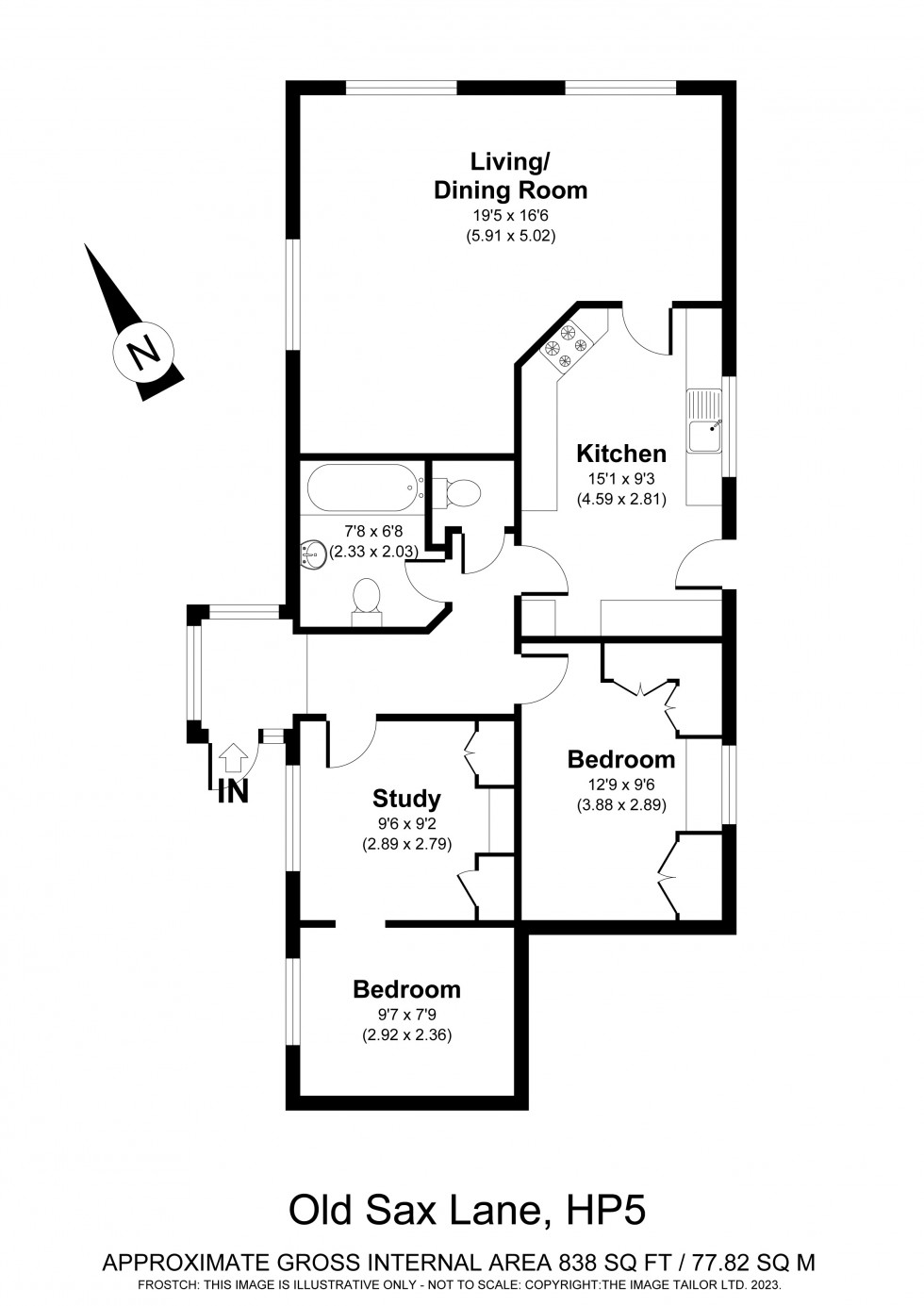 Floorplan for Chartridge, Chesham, HP5