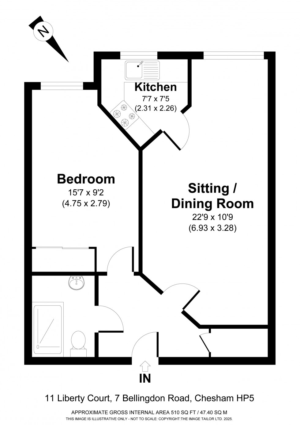 Floorplan for Chesham, , HP5