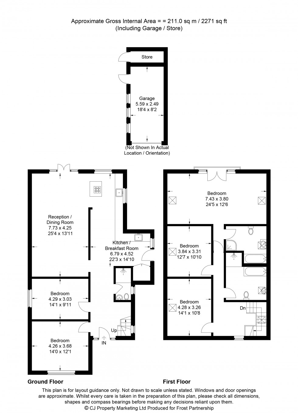 Floorplan for Chesham, , HP5