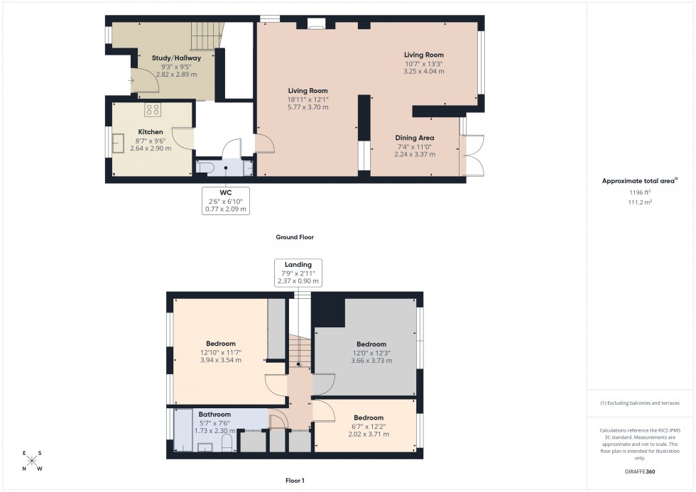 Floorplan for Chesham, Bucks, HP5