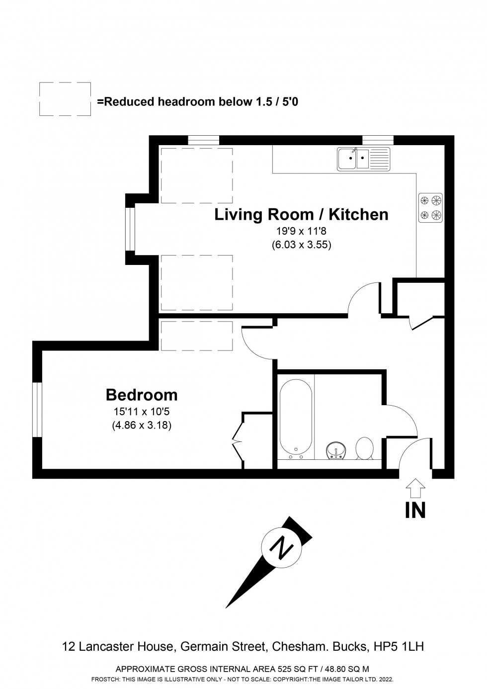 Floorplan for Chesham, Buckinghamshire, HP5
