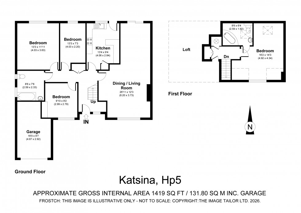 Floorplan for Chesham, , HP5