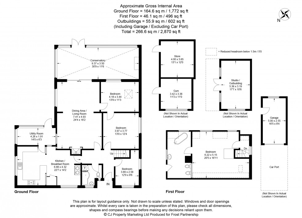 Floorplan for Chartridge, Chesham, HP5