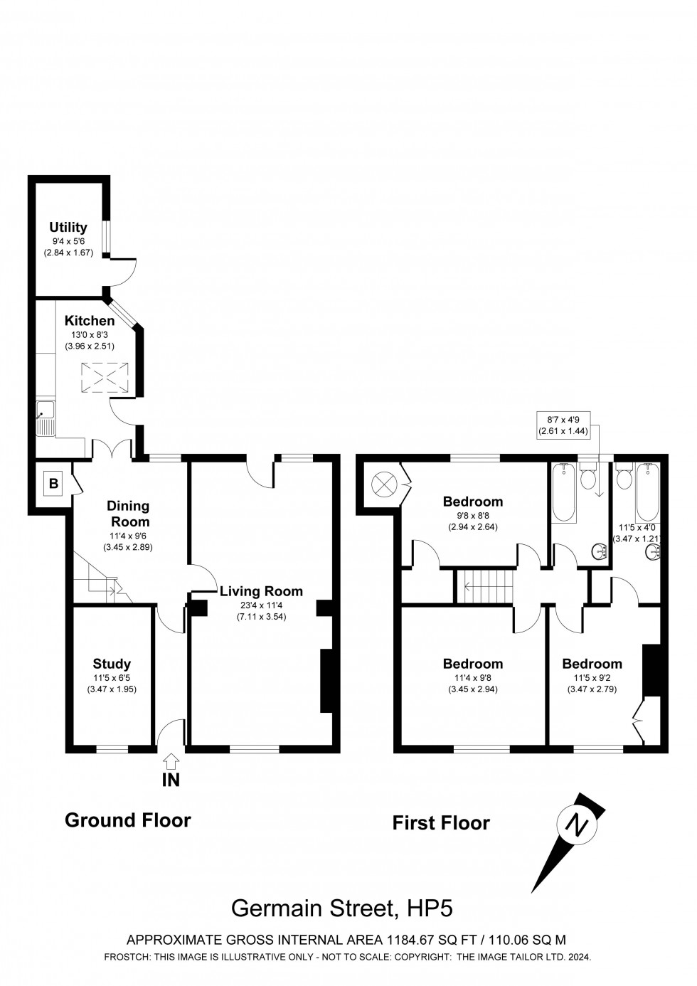 Floorplan for Chesham, , HP5