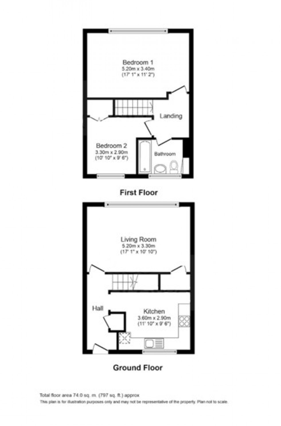 Floorplan for Chesham, , HP5