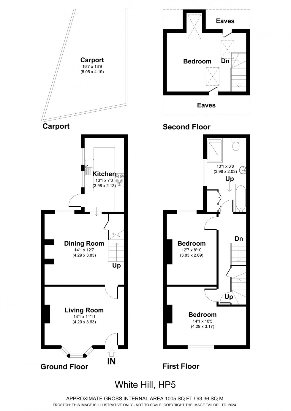 Floorplan for Chesham, Buckinghamshire, HP5