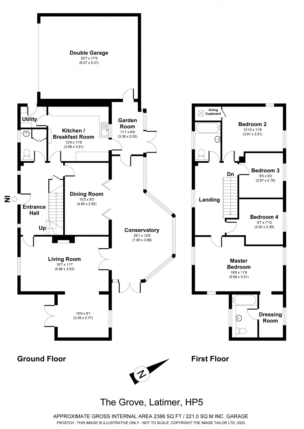 Floorplan for Latimer, Chesham, HP5