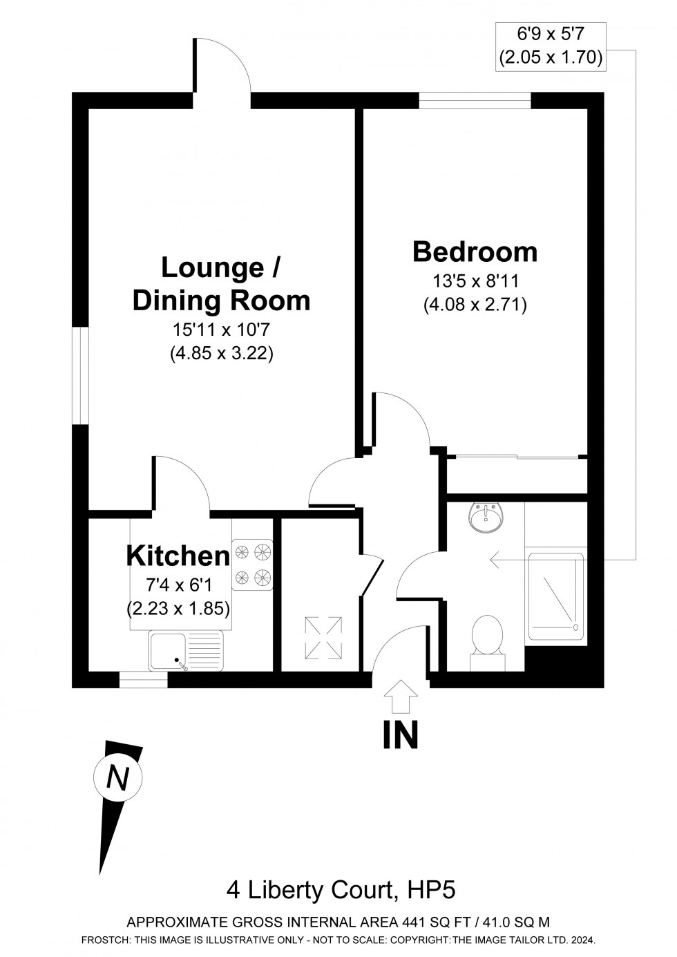 Floorplan for Chesham, Buckinghamshire, HP5