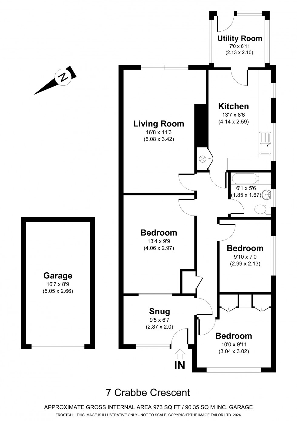 Floorplan for Chesham, Buckinghamshire, HP5