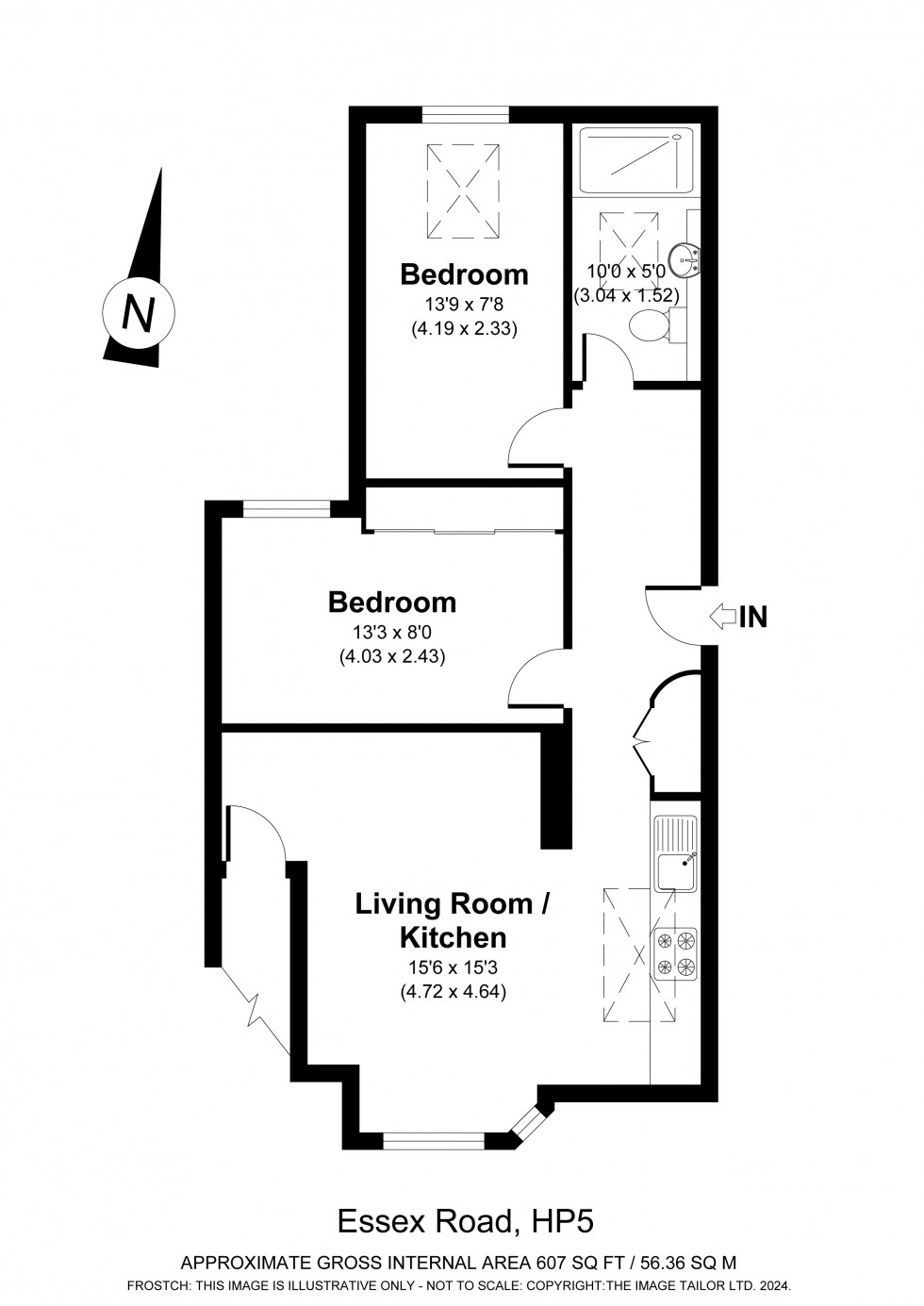 Floorplan for Chesham, Buckinghamshire, HP5