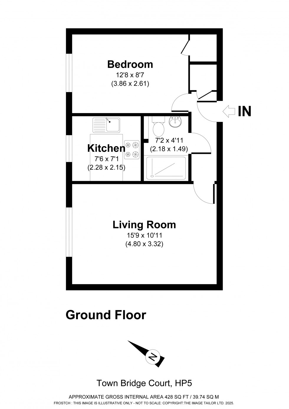 Floorplan for Chesham, Buckinghamshire, HP5