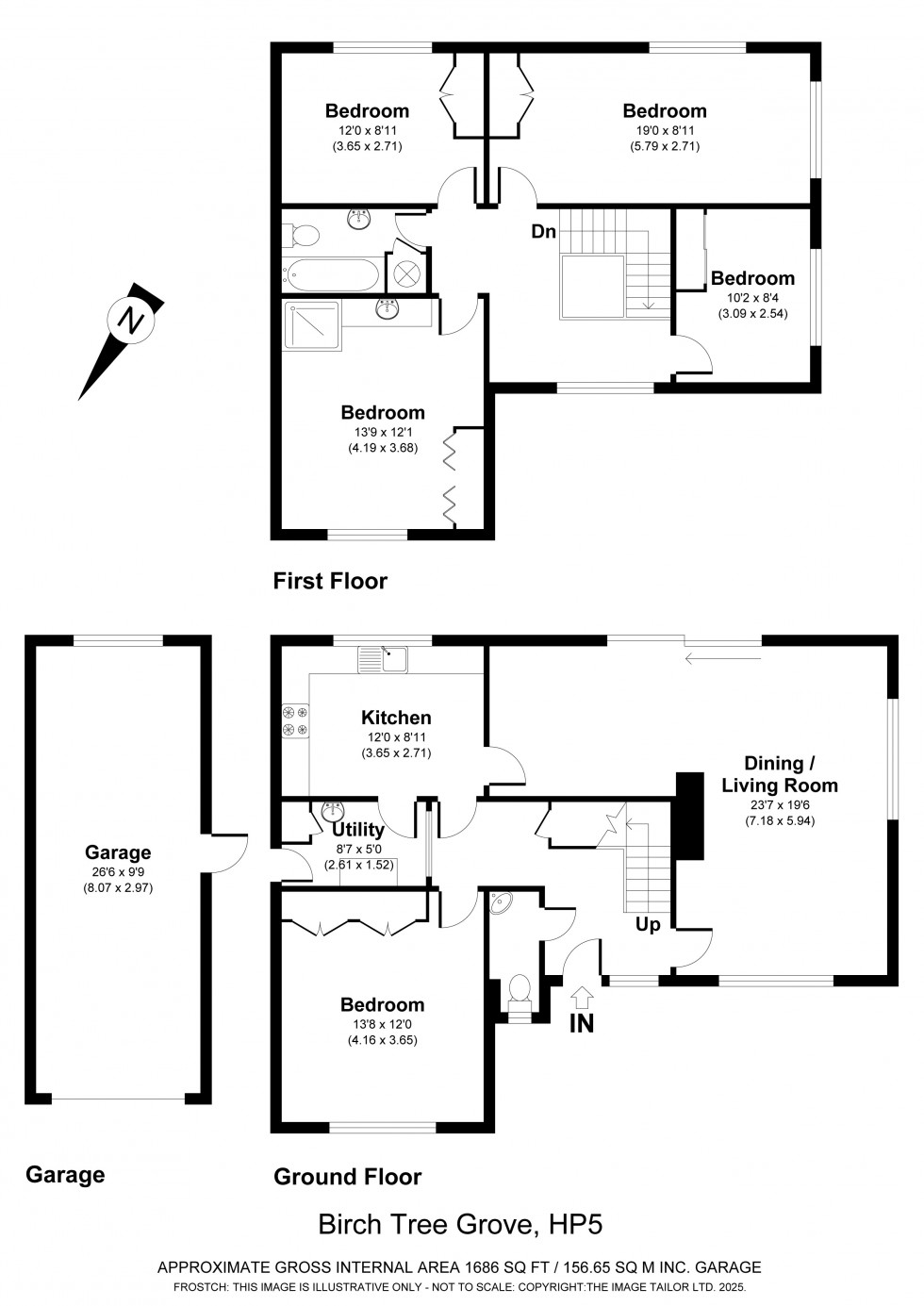 Floorplan for Ley Hill, Chesham, HP5