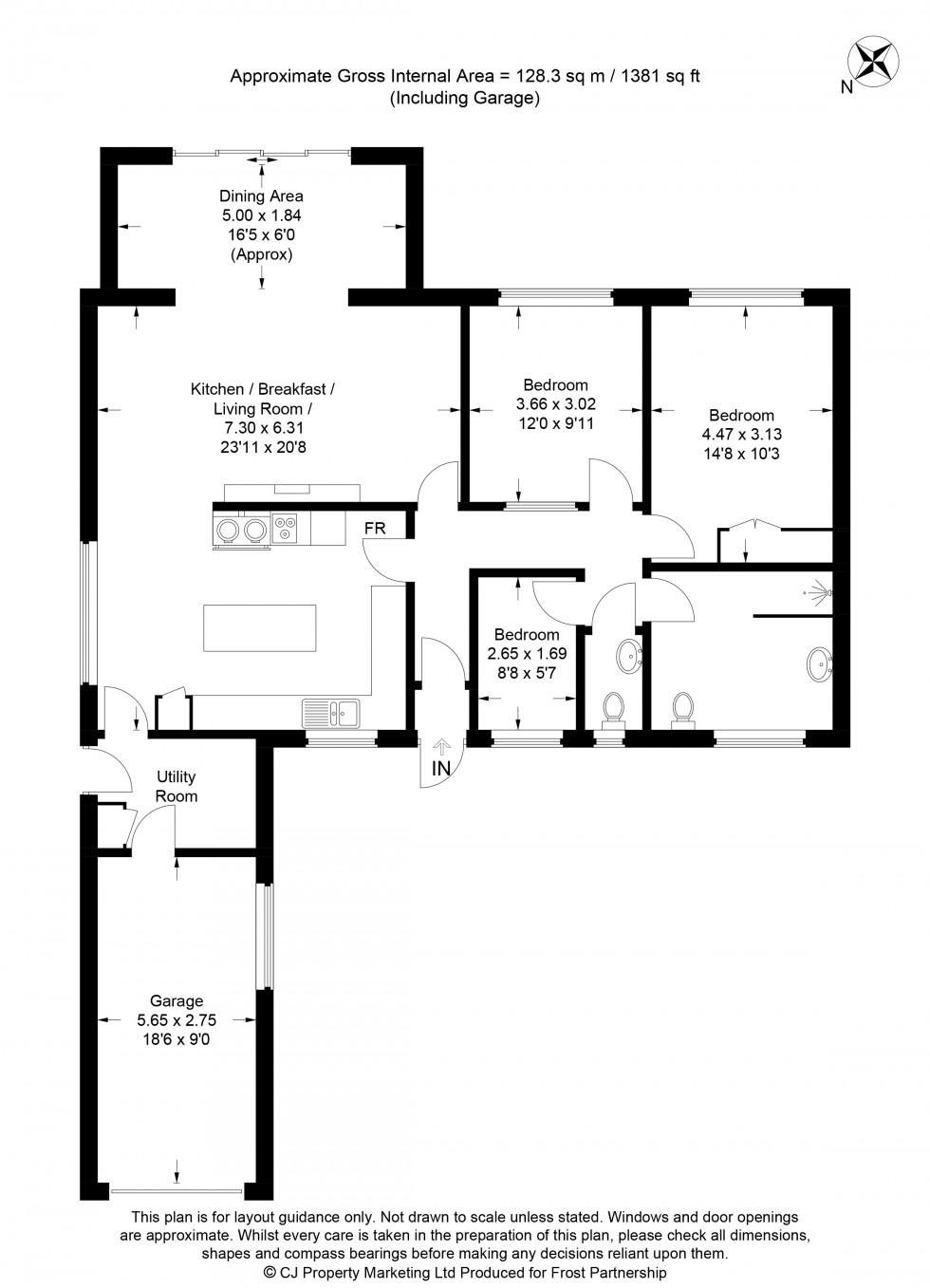 Floorplan for Chesham, Buckinghamshire, HP5