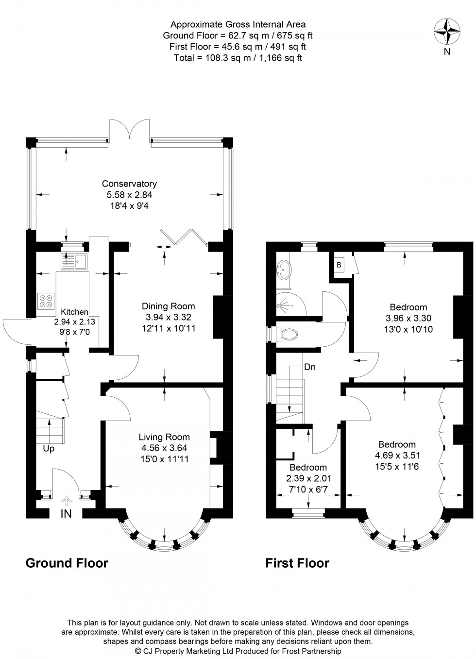Floorplan for Chesham, Buckinghamshire, HP5