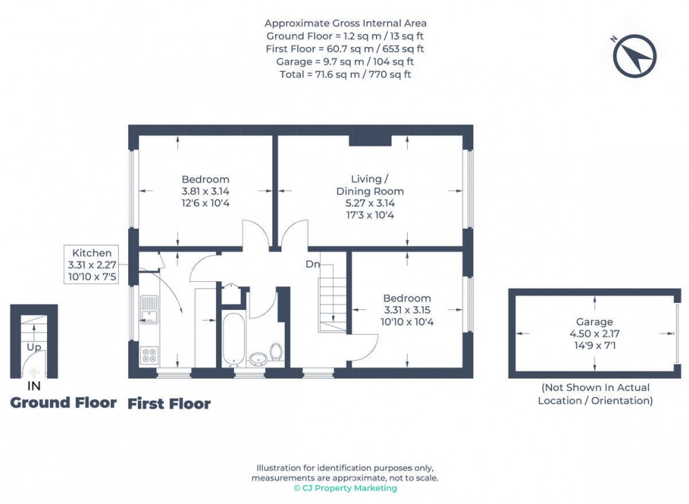 Floorplan for Chesham, Bucks, HP5