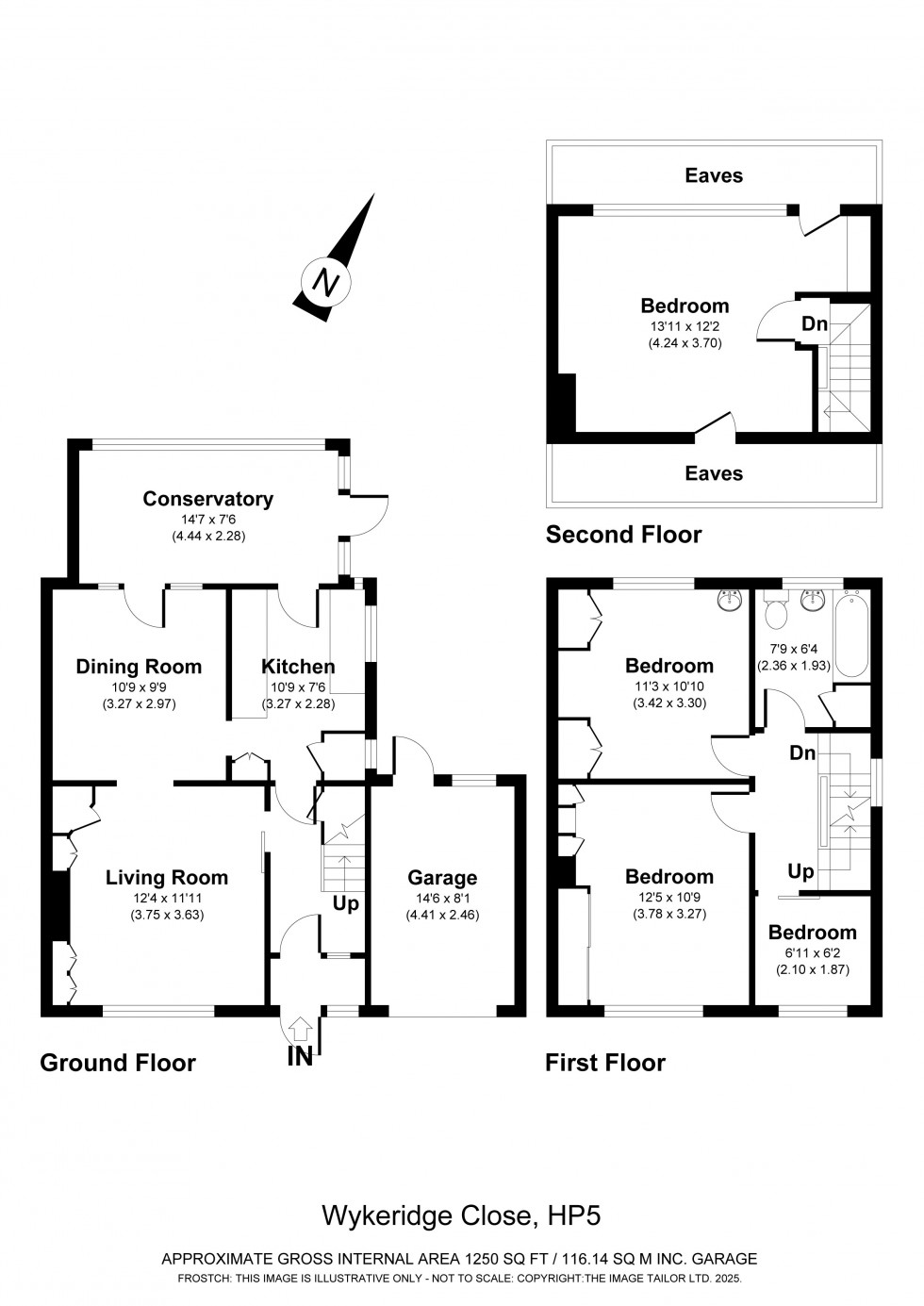 Floorplan for Chesham, Buckinghamshire, HP5