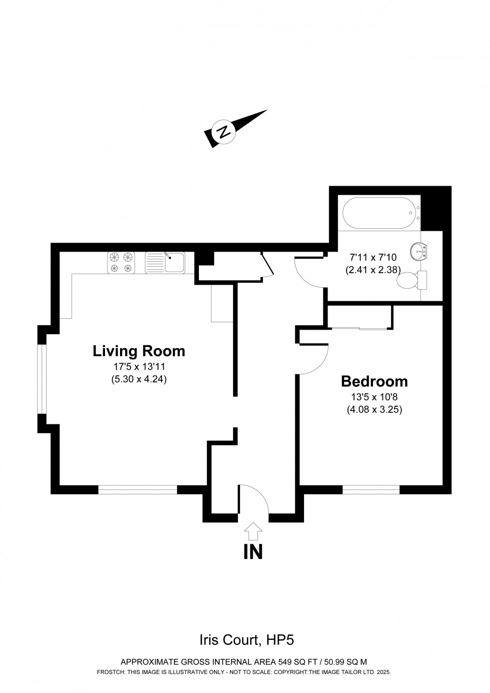 Floorplan for Chesham, Buckinghamshire, HP5
