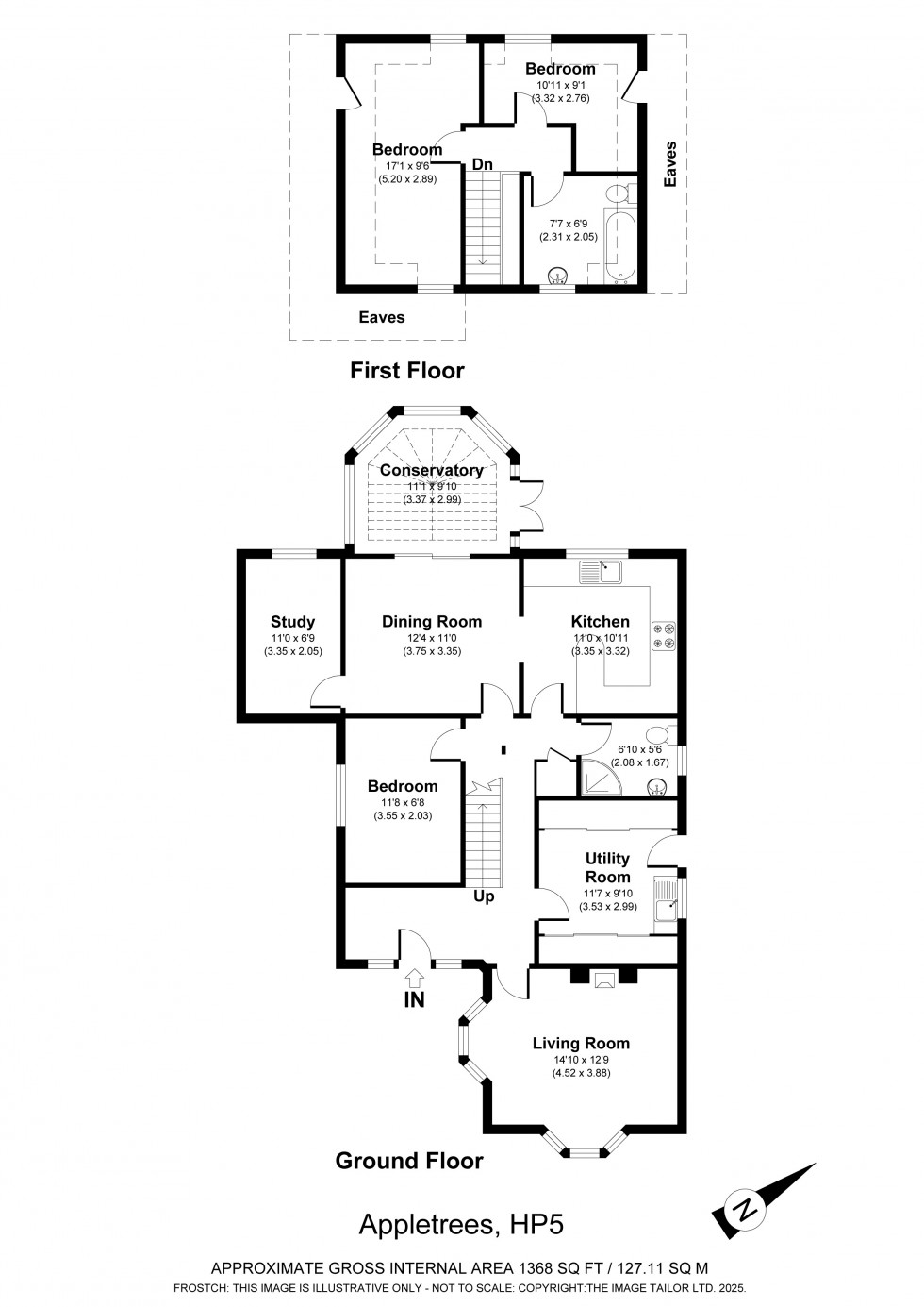 Floorplan for Chesham, Buckinghamshire, HP5