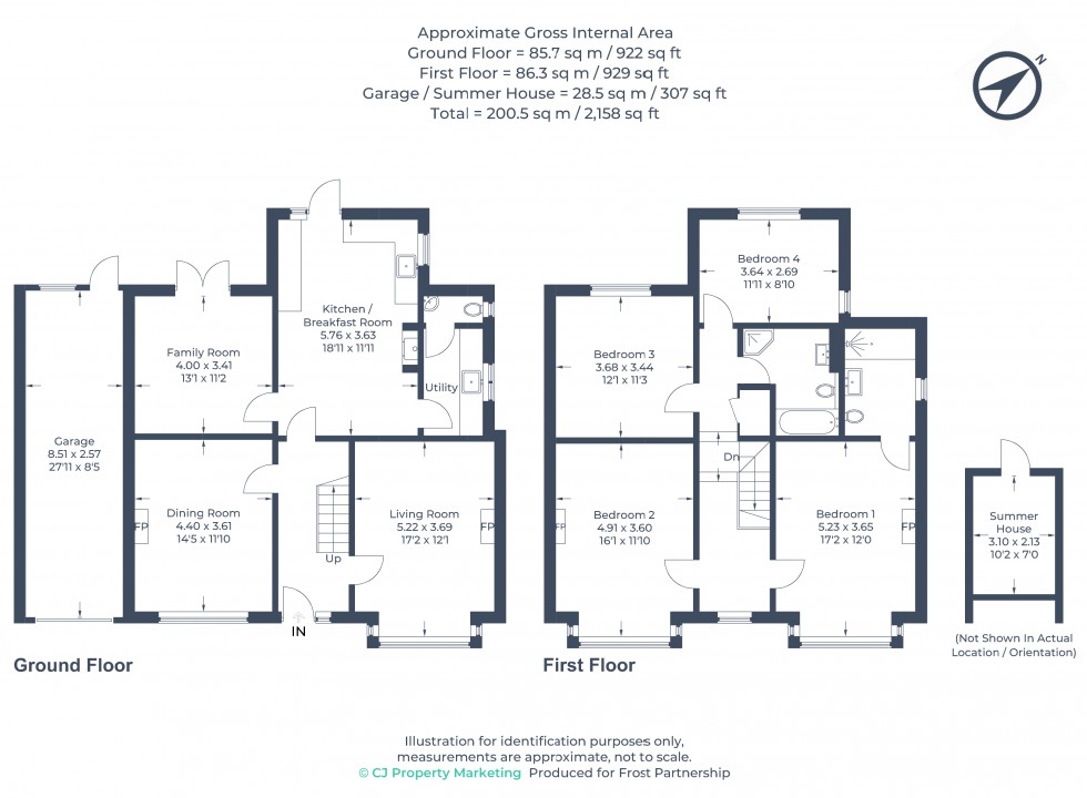 Floorplan for Chesham, Buckinghamshire, HP5