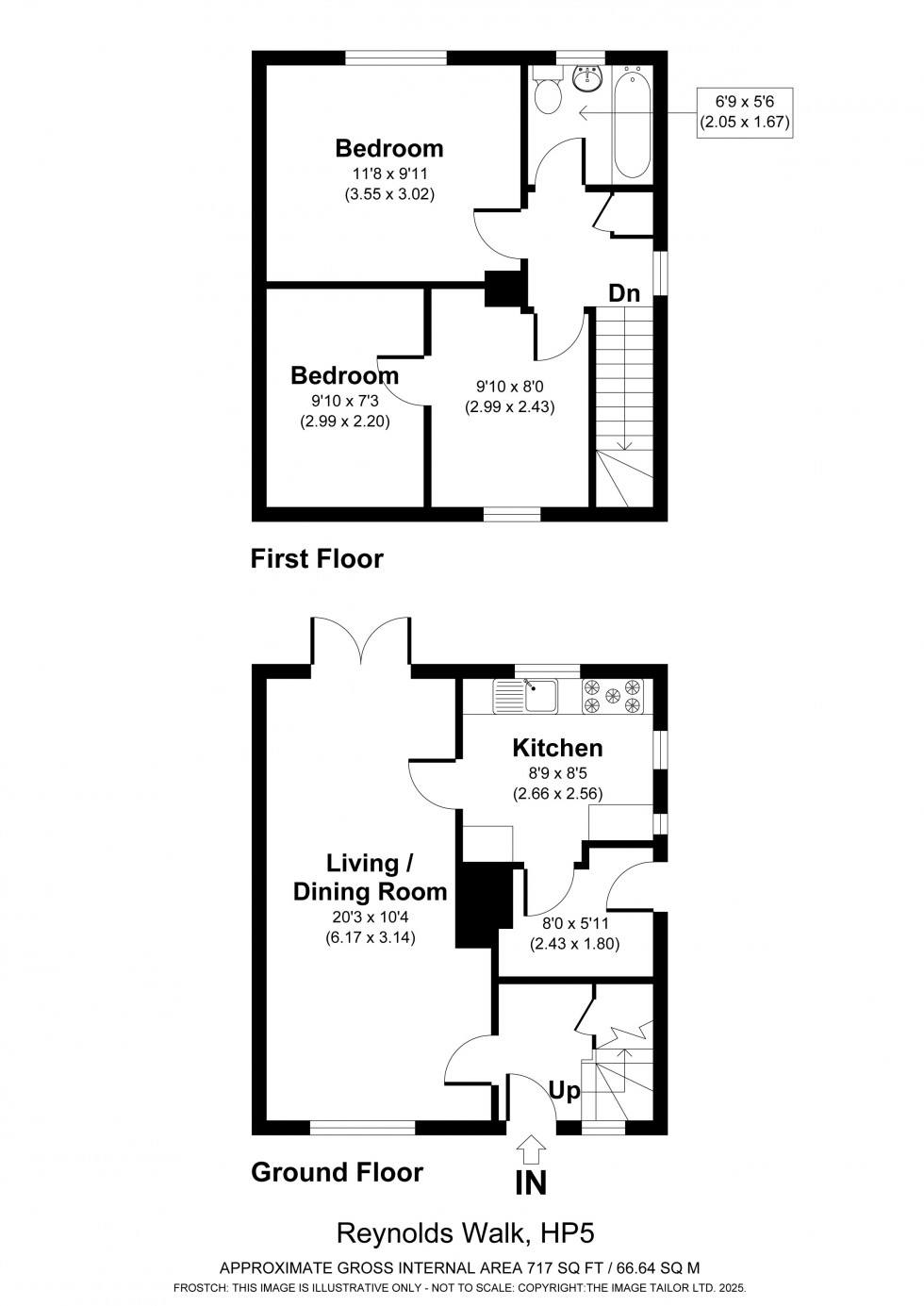 Floorplan for Chesham, Buckinghamshire, HP5