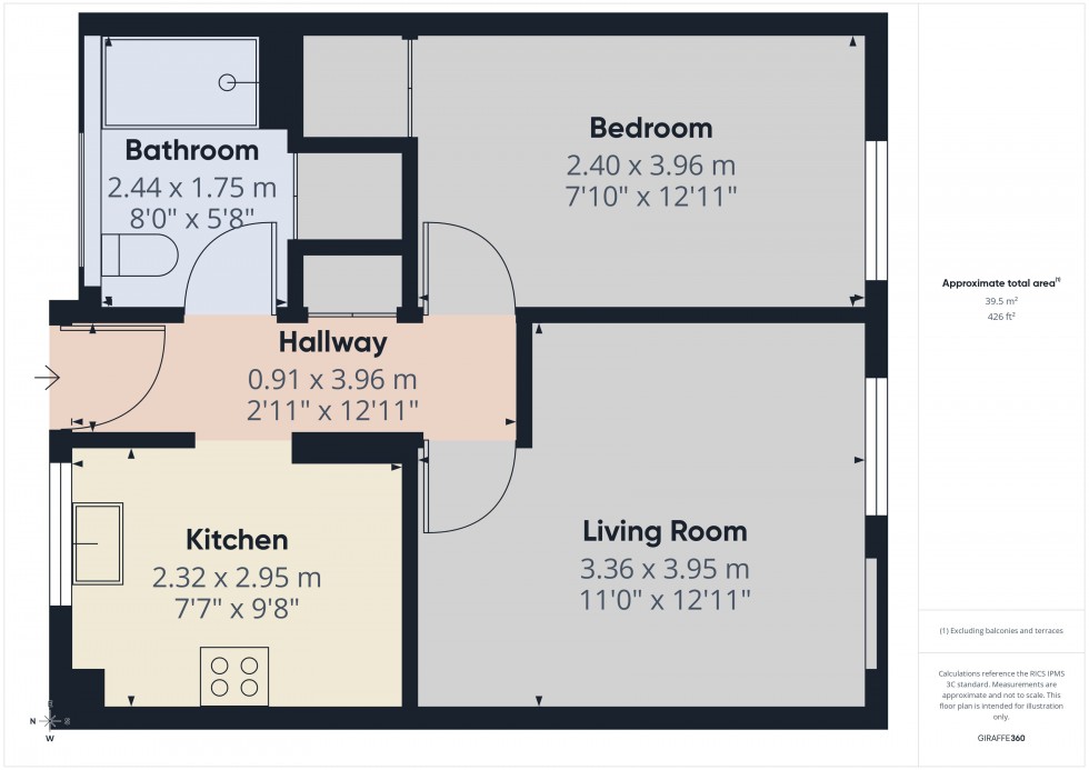 Floorplan for Chesham, Buckinghamshire, HP5