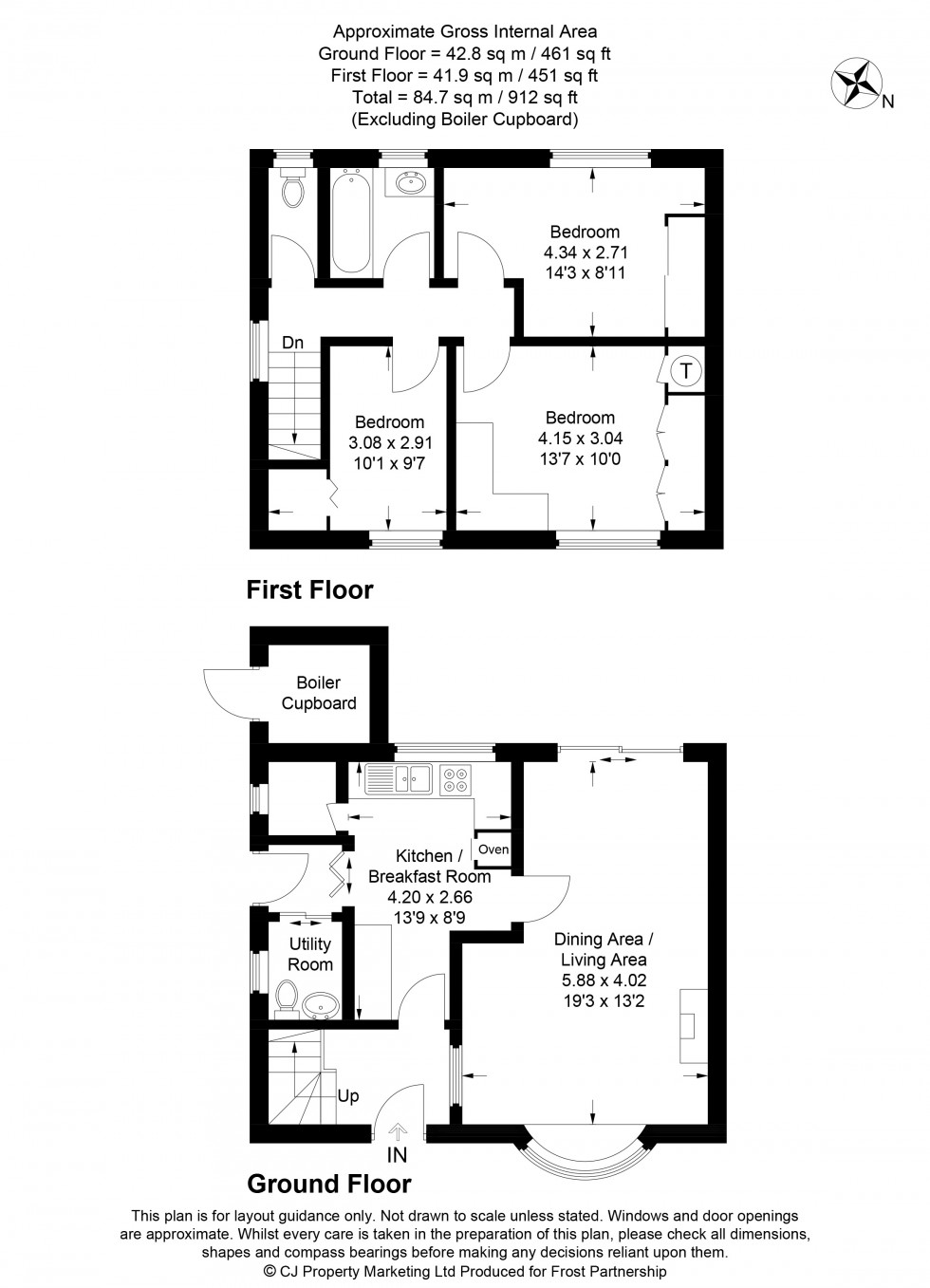 Floorplan for Chesham, Buckinghamshire, HP5