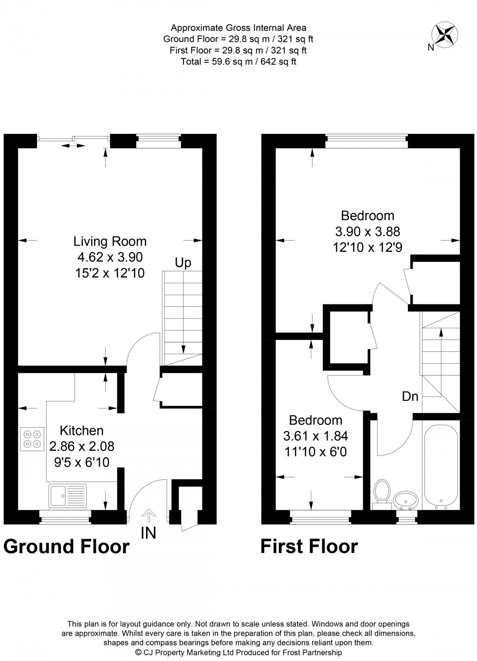 Floorplan for Chesham, Buckinghamshire, HP5