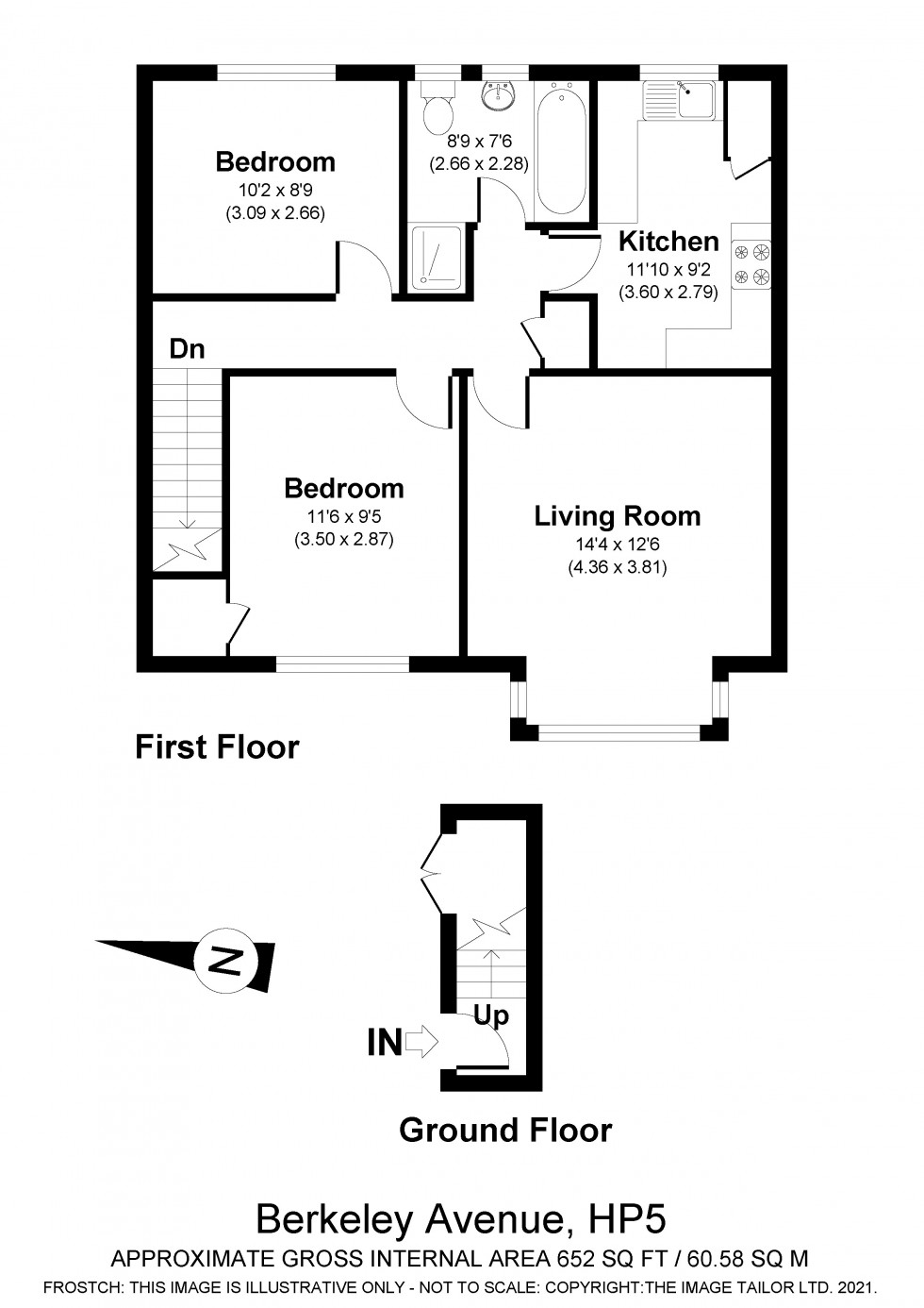 Floorplan for Chesham, Buckinghamshire, HP5