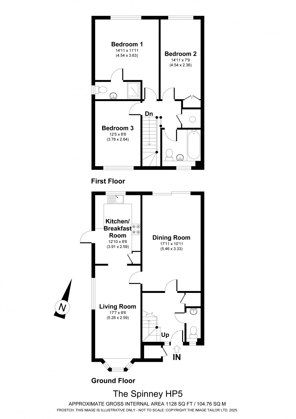 Floorplan for Chesham, Buckinghamshire, HP5
