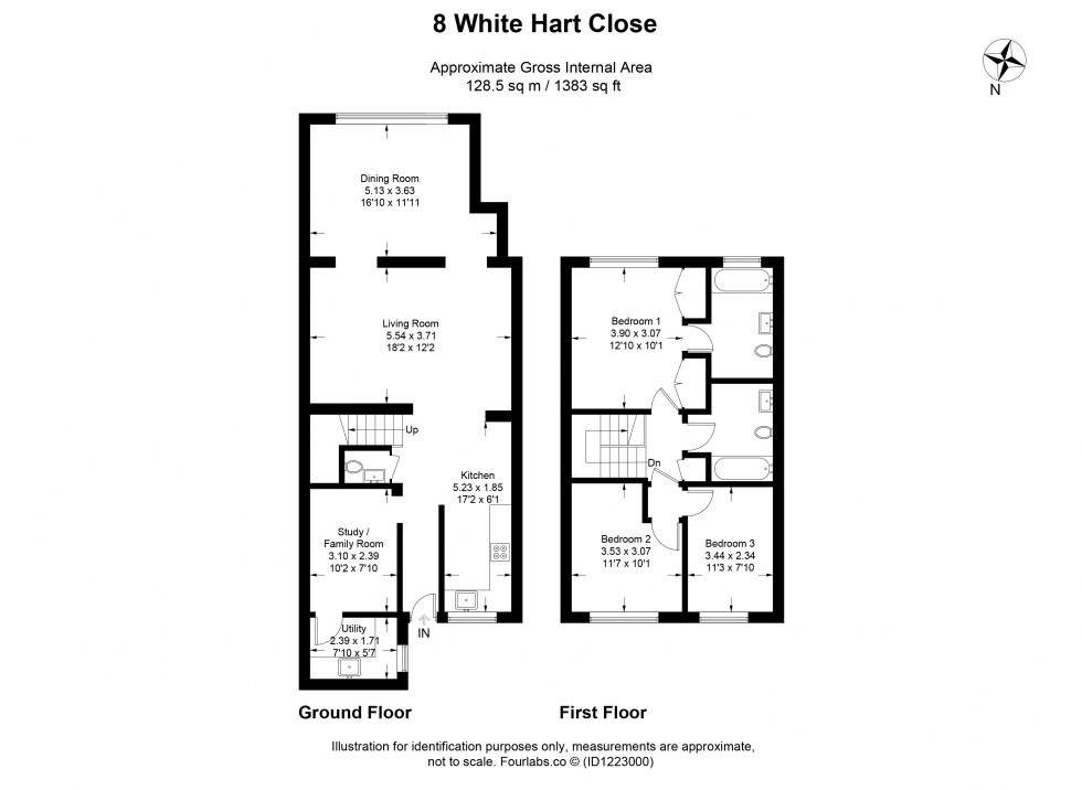 Floorplan for Chalfont St. Giles, Buckinghamshire, HP8