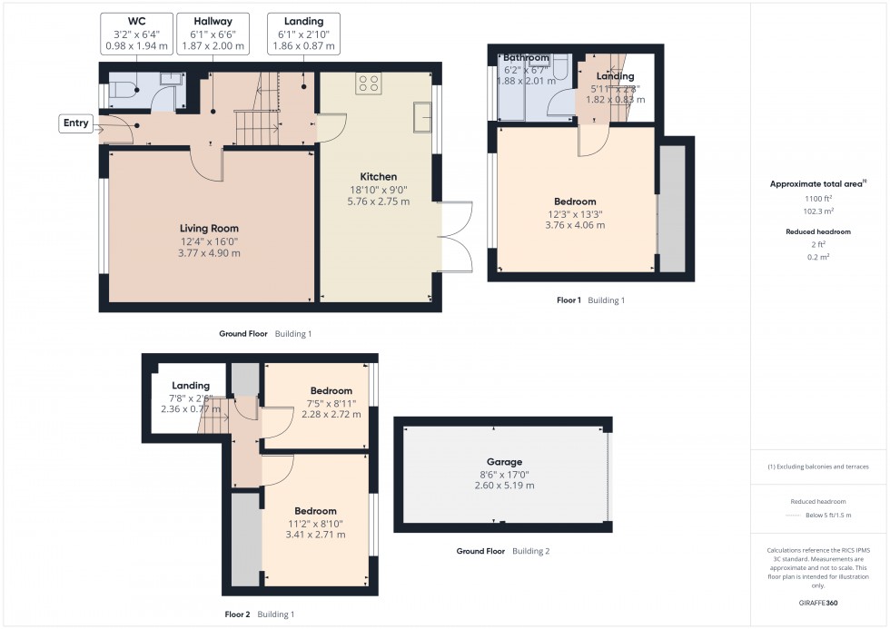 Floorplan for Chesham, Buckinghamshire, HP5