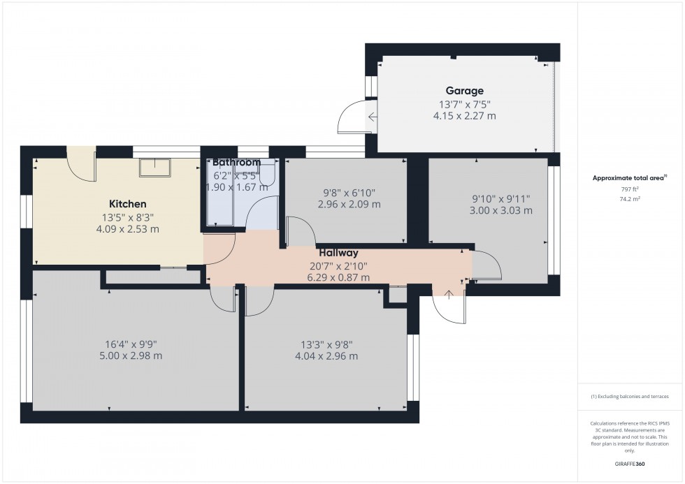 Floorplan for Chesham, Buckinghamshire, HP5