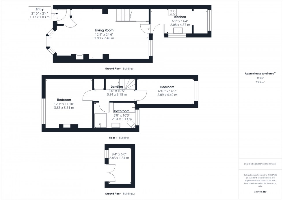 Floorplan for Chesham, Buckinghamshire, HP5
