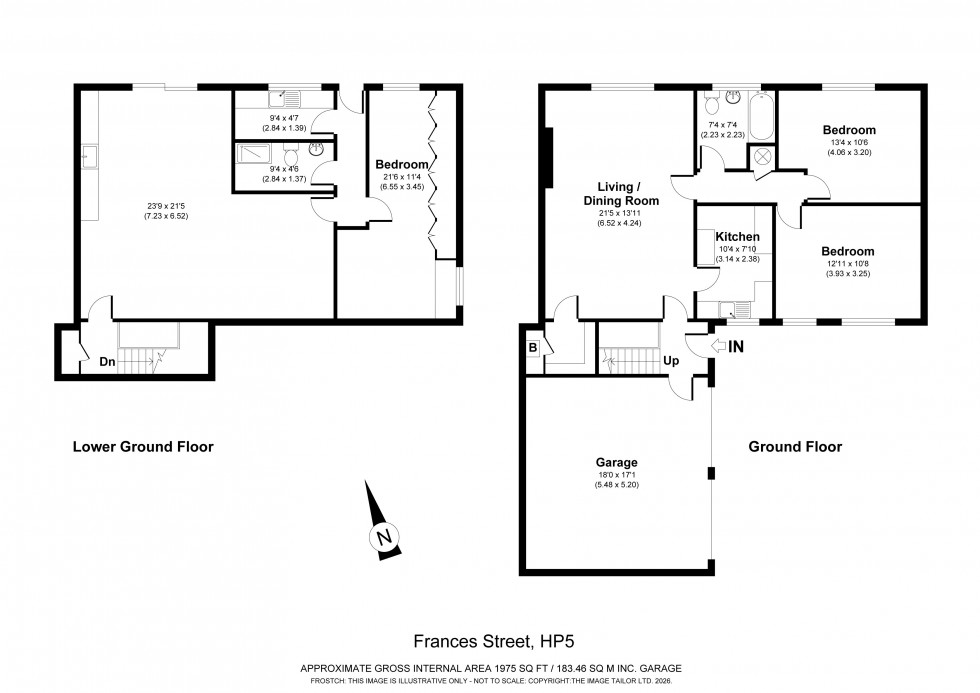 Floorplan for Chesham, Buckinghamshire, HP5