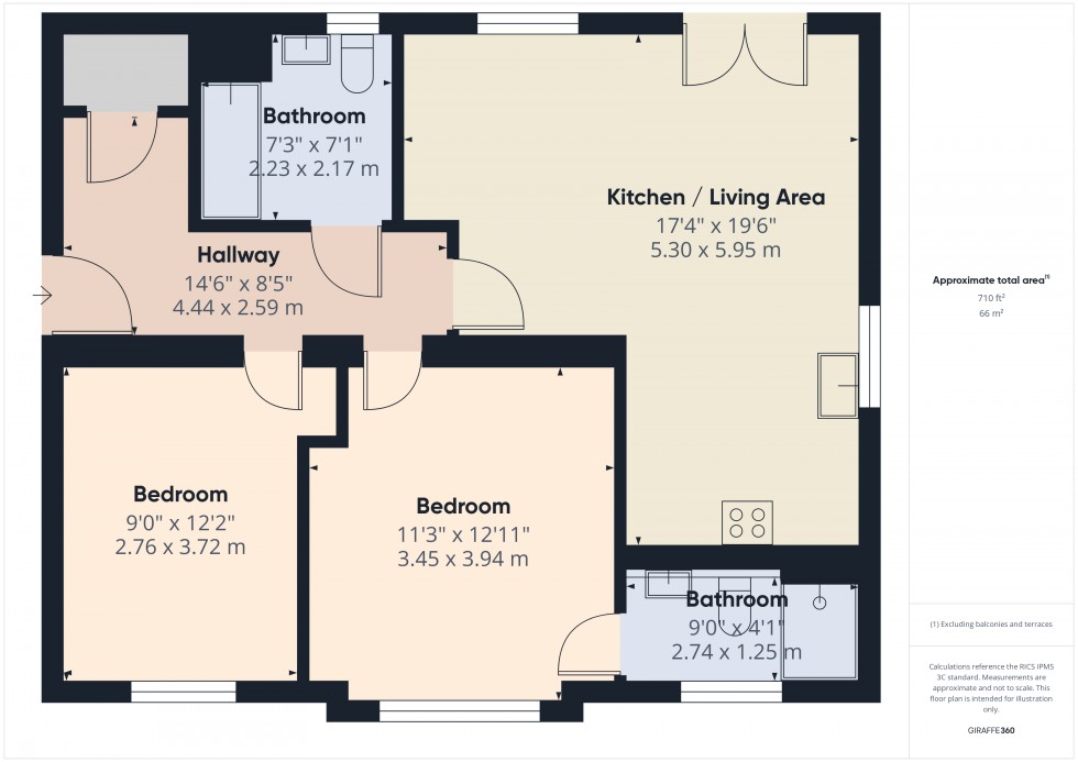 Floorplan for Chesham, Buckinghamshire, HP5