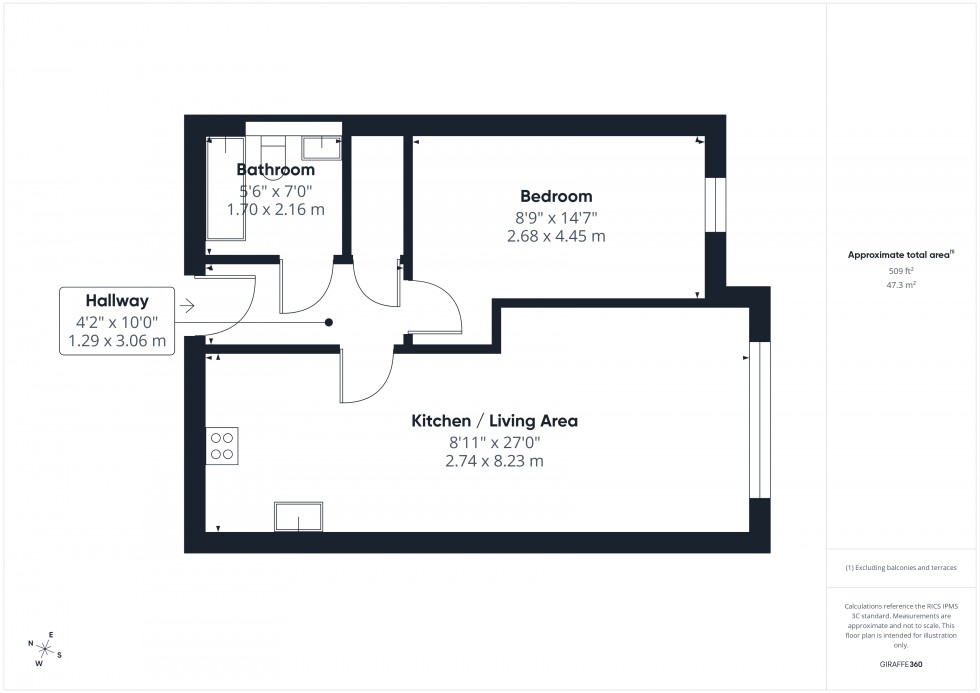 Floorplan for Chesham, Buckinghamshire, HP5