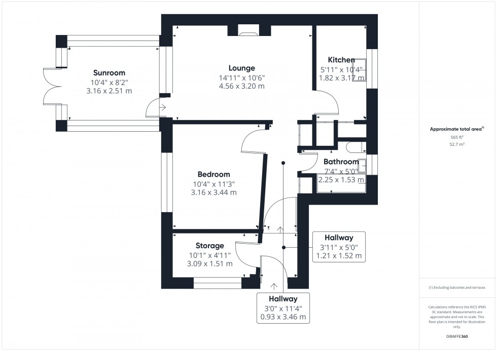 Floorplan for Chesham, Buckinghamshire, HP5