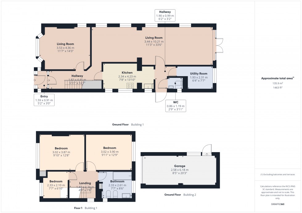 Floorplan for Chesham, Buckinghamshire, HP5