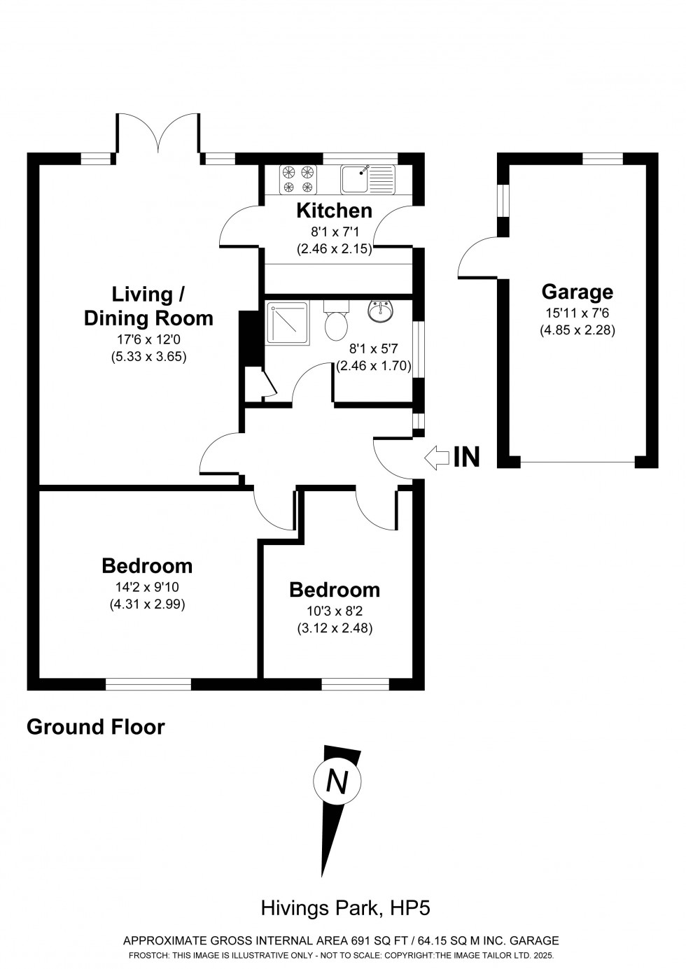 Floorplan for Chesham, Buckinghamshire, HP5