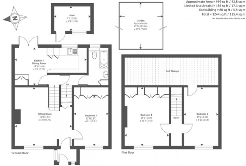Floorplan for Chesham, Buckinghamshire, HP5
