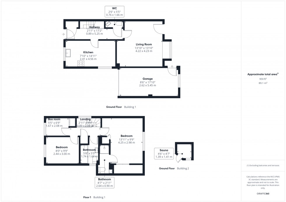 Floorplan for Chesham, Buckinghamshire, HP5