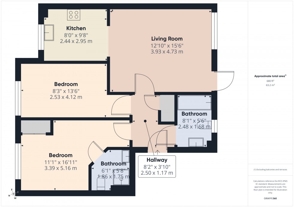 Floorplan for Chesham, Buckinghamshire, HP5