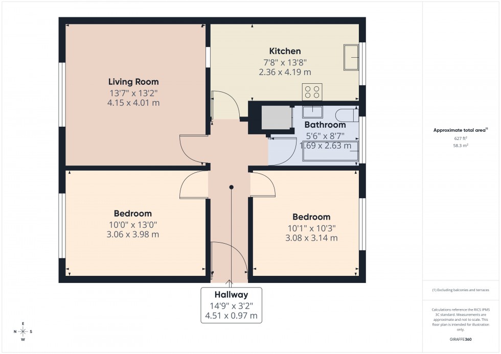 Floorplan for Chesham, Buckinghamshire, HP5