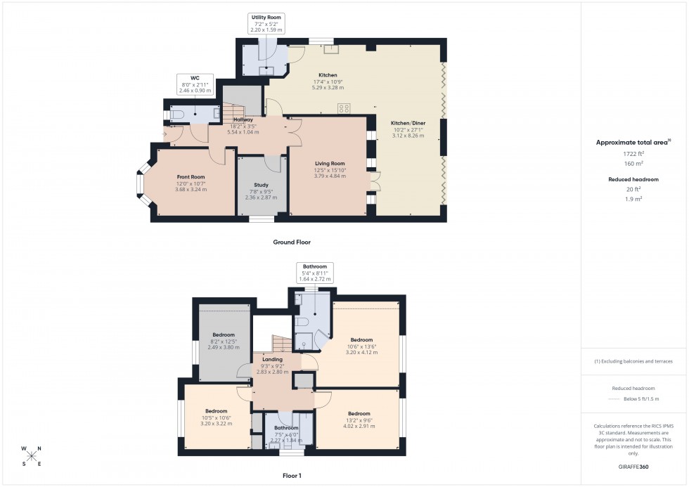 Floorplan for Chesham, Buckinghamshire, HP5