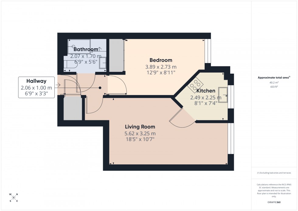 Floorplan for Chesham, Buckinghamshire, HP5