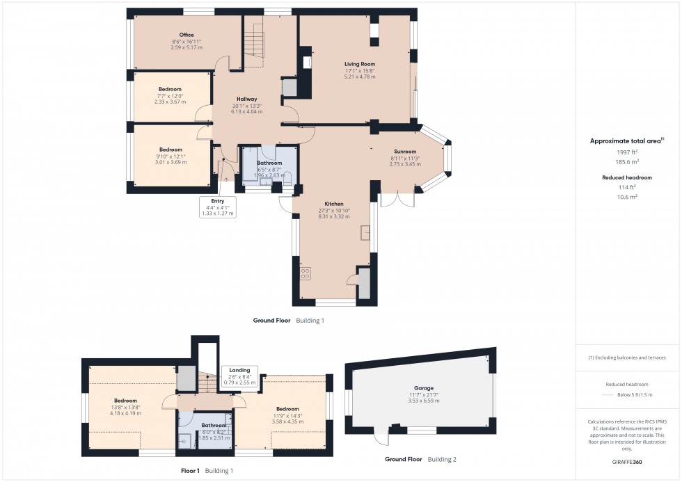 Floorplan for Chartridge, Chesham, HP5