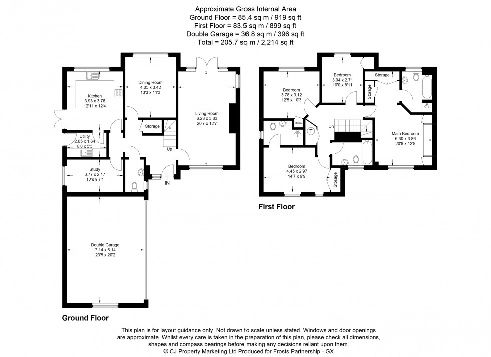 Floorplan for Ashley Green, Chesham, HP5